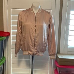 Forever 21 Light Pink Bomber Jacket